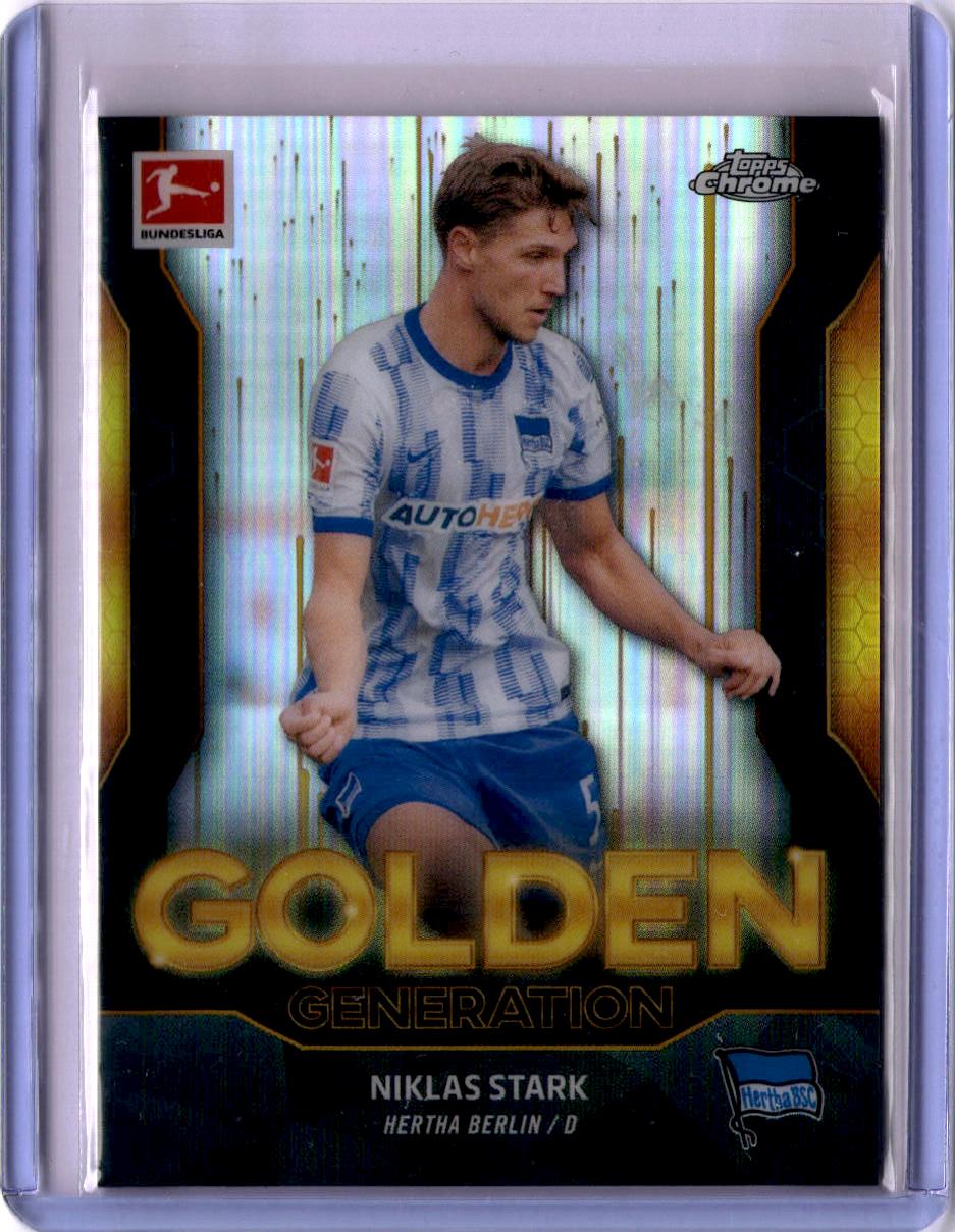 2021-22 Topps Chrome Bundesliga #GG-NS Niklas Stark Golden Generation