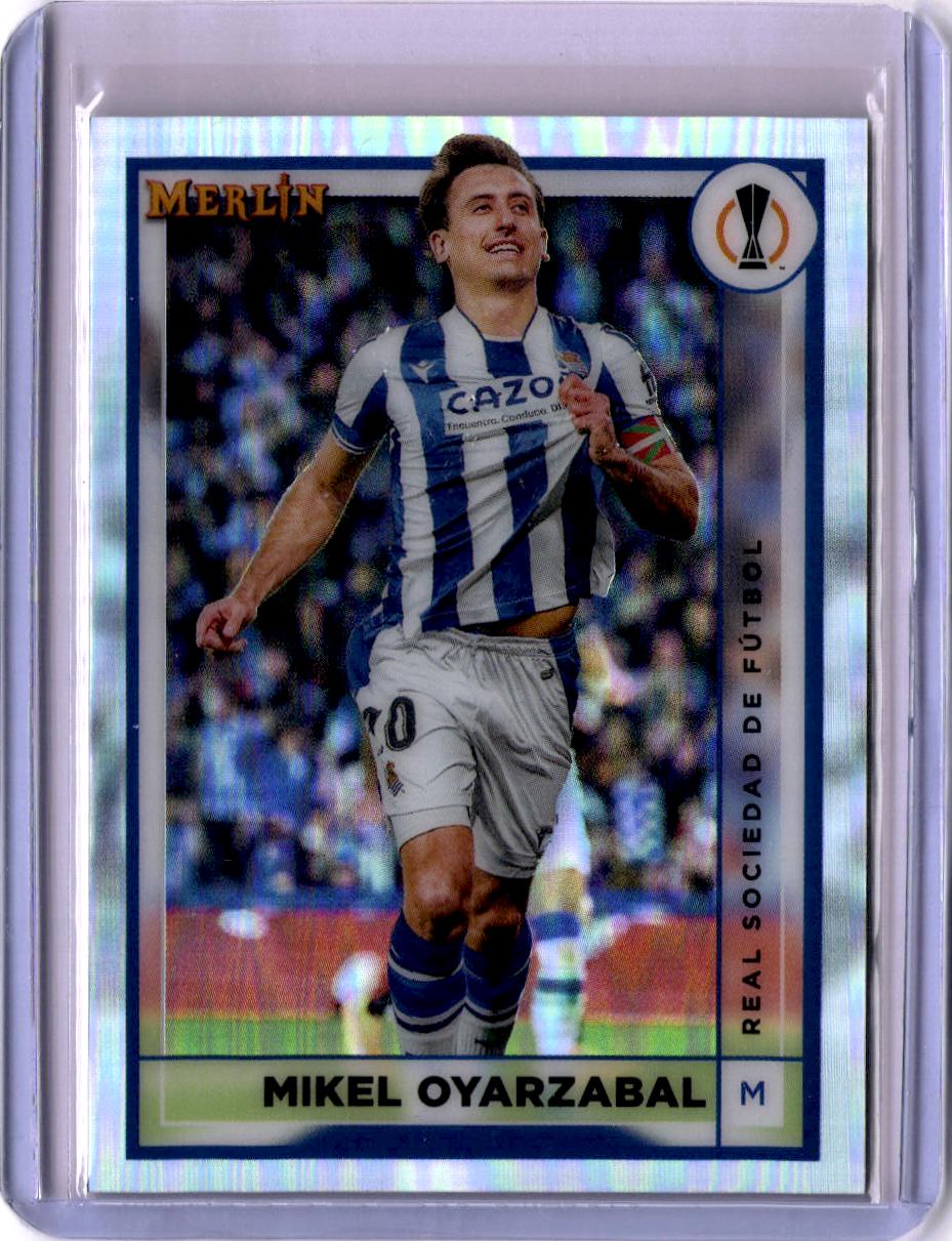 2022-23 Merlin Chrome UEFA Club Competitions #125 Mikel Oyarzabal Refractor