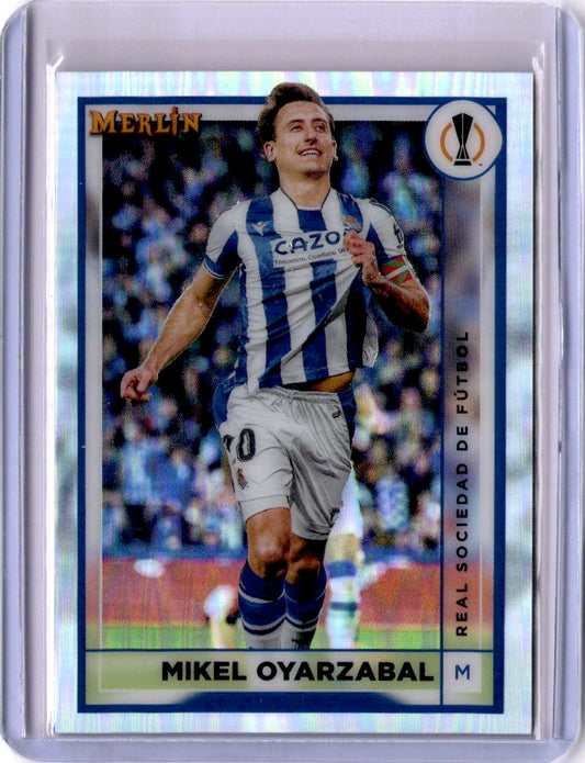 2022-23 Merlin Chrome UEFA Club Competitions #125 Mikel Oyarzabal Refractor