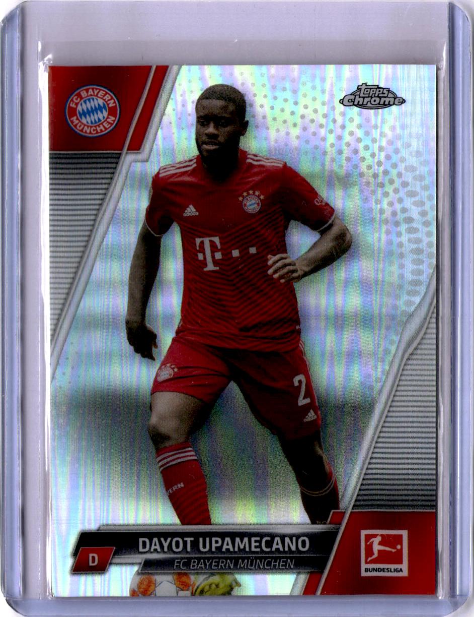 2021-22 Topps Chrome Bundesliga #85 Dayot Upamecano Refractors