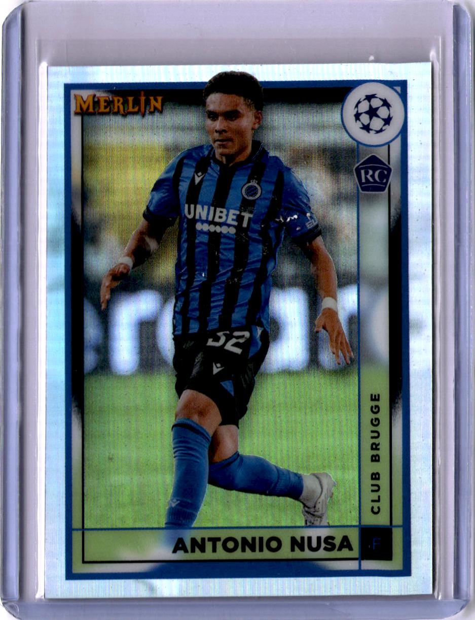 2022-23 Merlin Chrome UEFA Club Competitions #45 Antonio Nusa Refractor