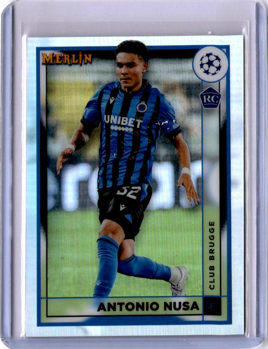2022-23 Merlin Chrome UEFA Club Competitions #45 Antonio Nusa Refractor