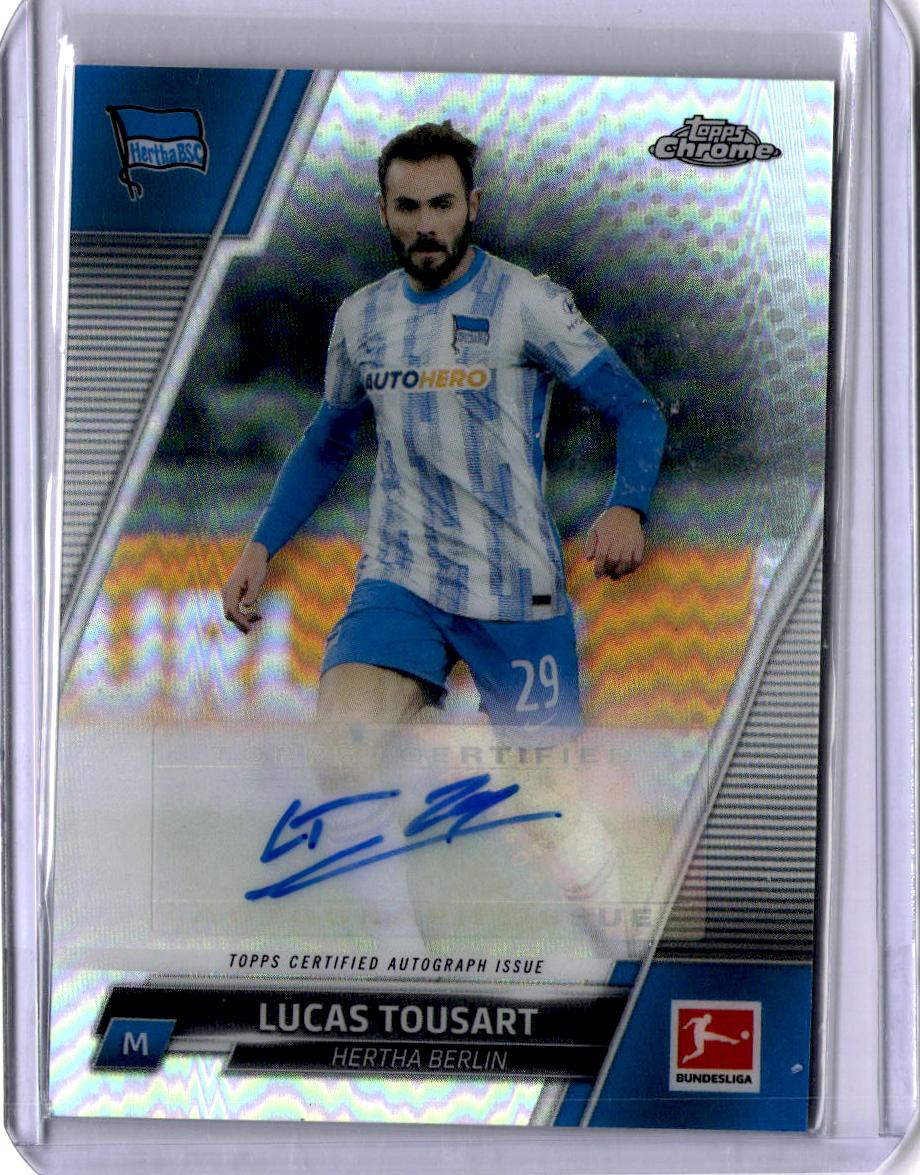 2021-22 Topps Chrome Bundesliga #BCA-LT Lucas Tousart Autographs