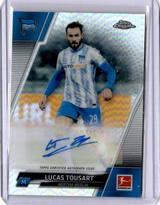 2021-22 Topps Chrome Bundesliga #BCA-LT Lucas Tousart Autographs