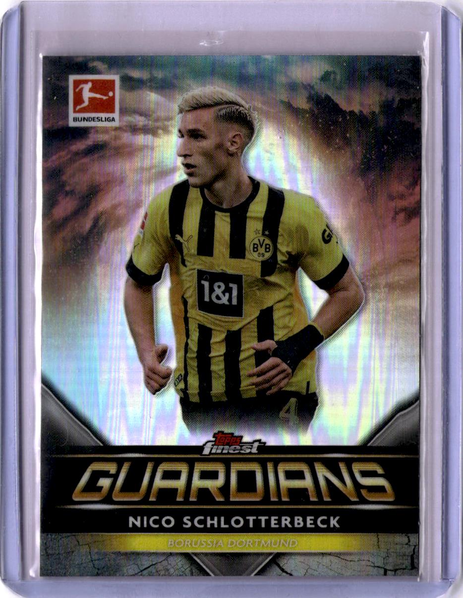 2022-23 Finest Bundesliga #FG-NSC Nico Schlotterbeck Finest Guardians Refractor