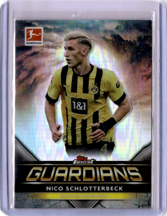 2022-23 Finest Bundesliga #FG-NSC Nico Schlotterbeck Finest Guardians Refractor