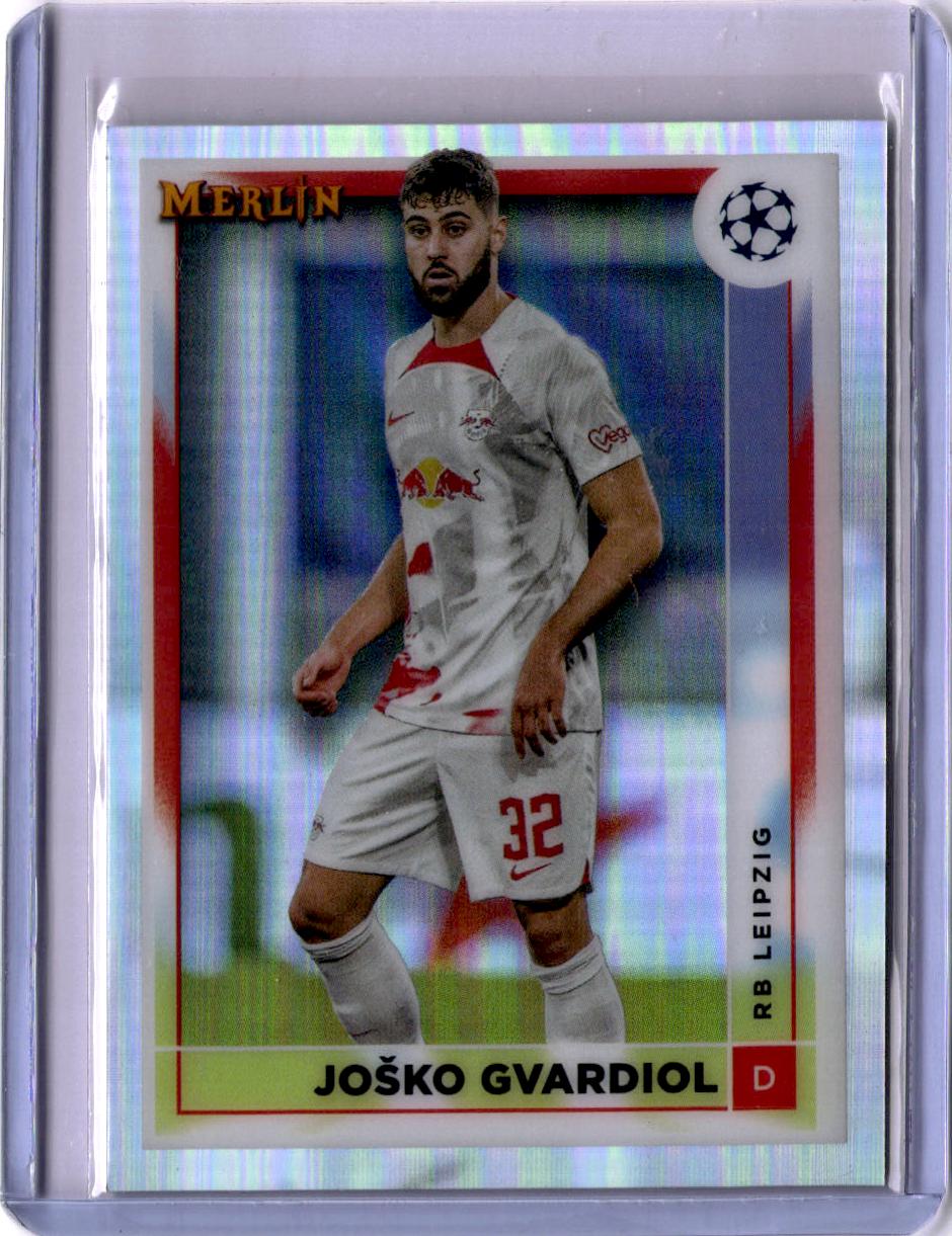2022-23 Merlin Chrome UEFA Club Competitions #116 Joško Gvardiol Refractor