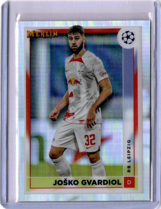 2022-23 Merlin Chrome UEFA Club Competitions #116 Joško Gvardiol Refractor