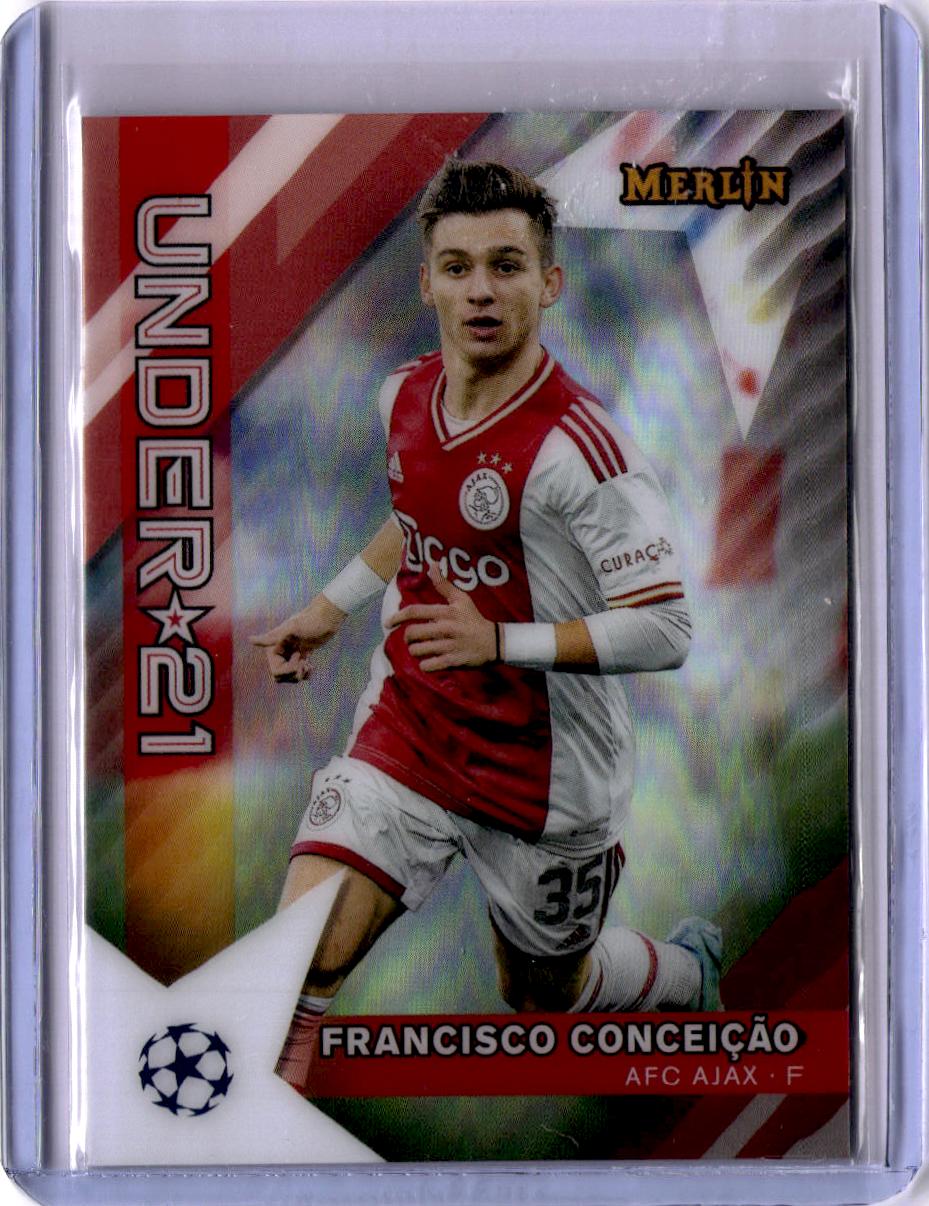 2022-23 Merlin Chrome UEFA Club Competitions #U21-2 Francisco Conceição U21 Stars Refractor