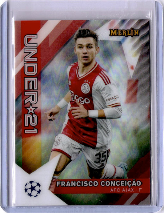 2022-23 Merlin Chrome UEFA Club Competitions #U21-2 Francisco Conceição U21 Stars Refractor