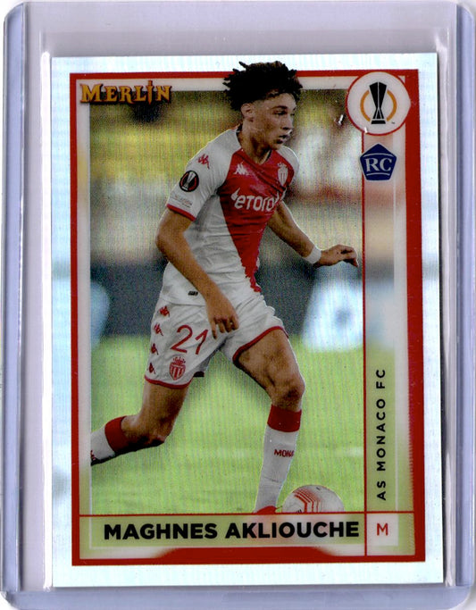 2022-23 Merlin Chrome UEFA Club Competitions #17 Maghnes Akliouche Refractor