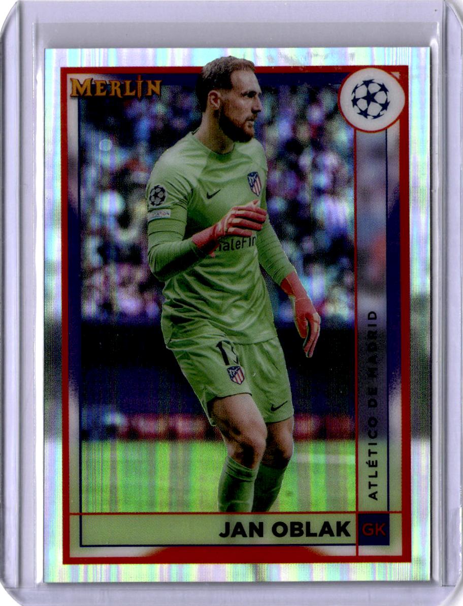 2022-23 Merlin Chrome UEFA Club Competitions #28 Jan Oblak Refractor