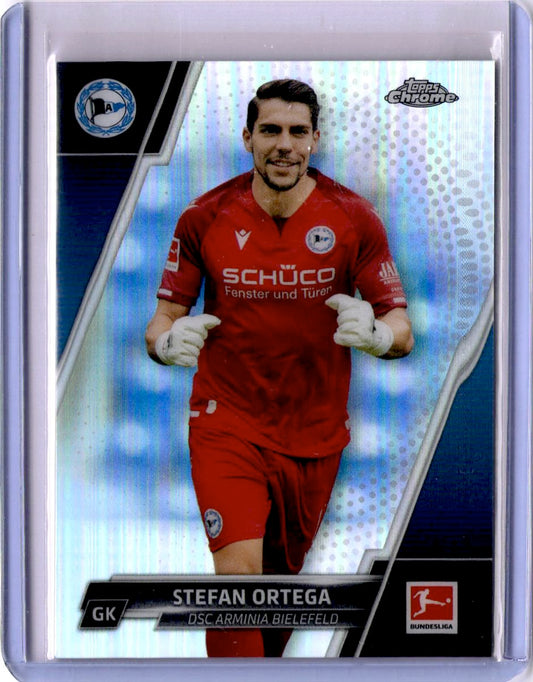 2021-22 Topps Chrome Bundesliga #19 Stefan Ortega Refractors