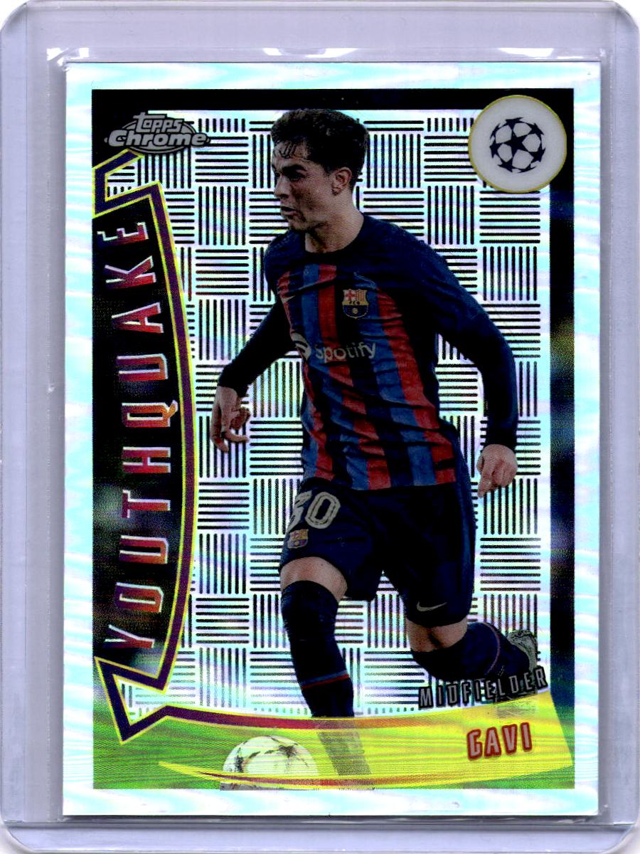 2022-23 Topps Chrome UEFA Club Competitions #YQ-12 Gavi Youthquake