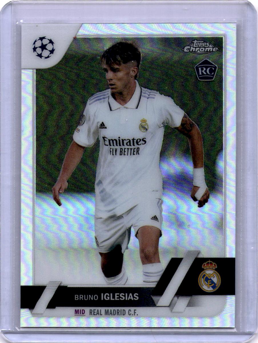 2022-23 Topps Chrome UEFA Club Competitions #114 Bruno Iglesias Refractor