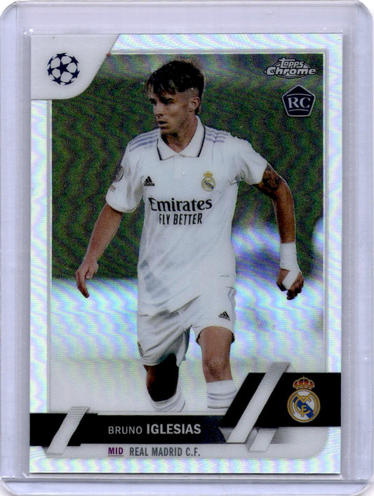 2022-23 Topps Chrome UEFA Club Competitions #114 Bruno Iglesias Refractor