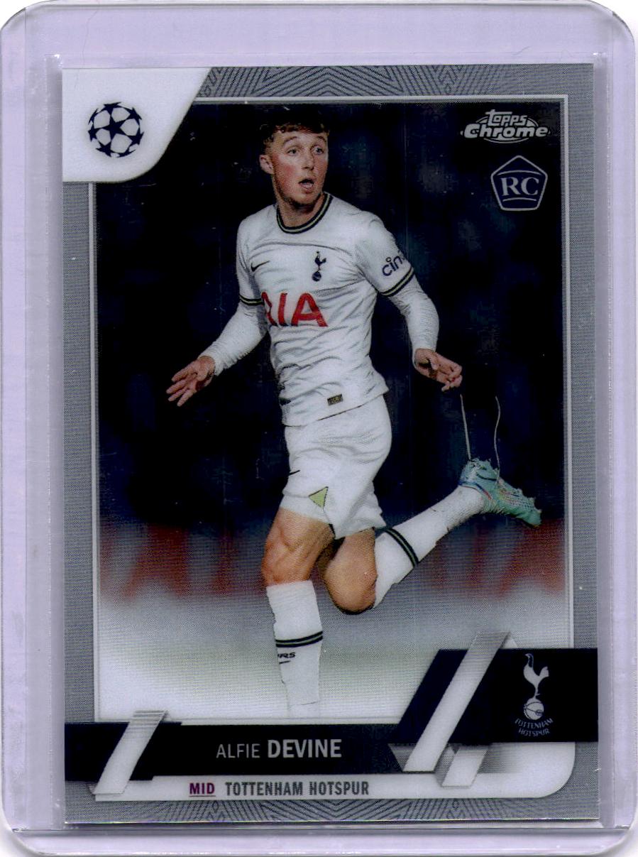 2022-23 Topps Chrome UEFA Club Competitions #129 Alfie Devine