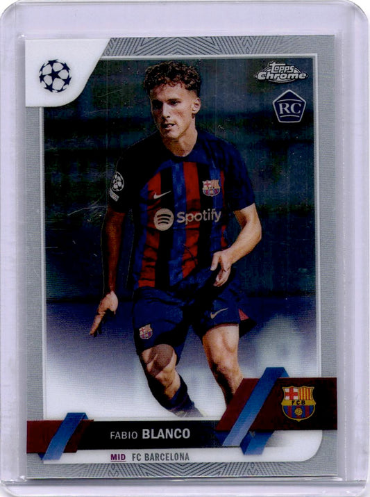 2022-23 Topps Chrome UEFA Club Competitions #172 Fabio Blanco