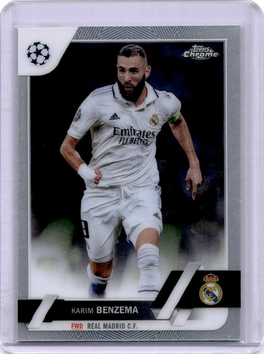 2022-23 Topps Chrome UEFA Club Competitions #14 Karim Benzema
