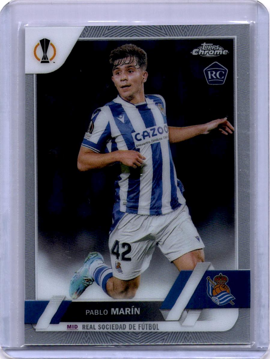 2022-23 Topps Chrome UEFA Club Competitions #54 Pablo Marín