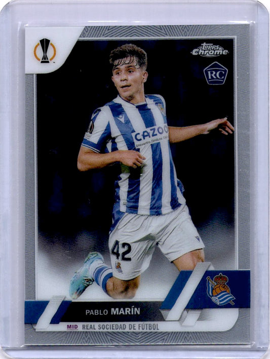 2022-23 Topps Chrome UEFA Club Competitions #54 Pablo Marín