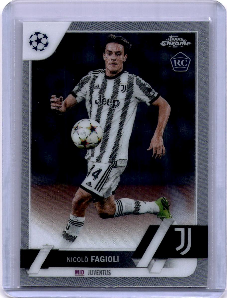 2022-23 Topps Chrome UEFA Club Competitions #53 Nicolò Fagioli