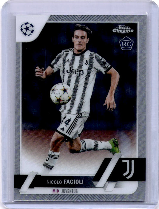 2022-23 Topps Chrome UEFA Club Competitions #53 Nicolò Fagioli