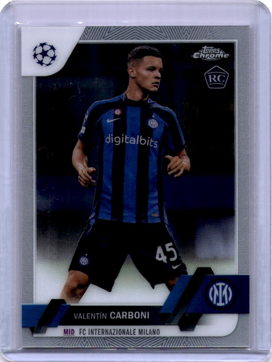 2022-23 Topps Chrome UEFA Club Competitions #6 Valentín Carboni