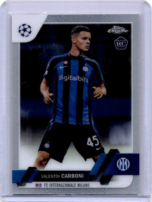 2022-23 Topps Chrome UEFA Club Competitions #6 Valentín Carboni