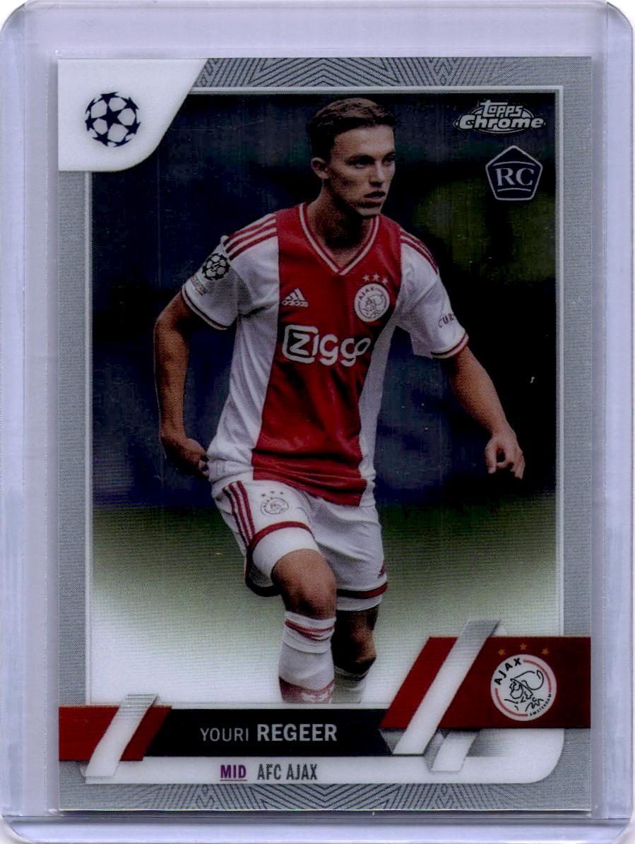 2022-23 Topps Chrome UEFA Club Competitions #179 Youri Regeer