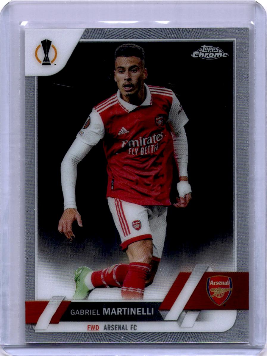 2022-23 Topps Chrome UEFA Club Competitions #57 Gabriel Martinelli