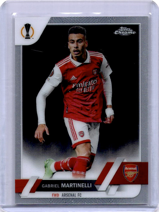 2022-23 Topps Chrome UEFA Club Competitions #57 Gabriel Martinelli
