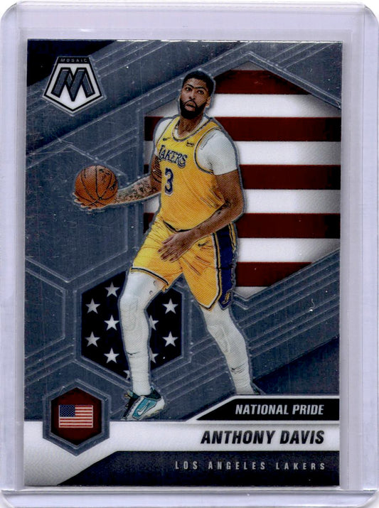 2020-21 Panini Mosaic #250 Anthony Davis