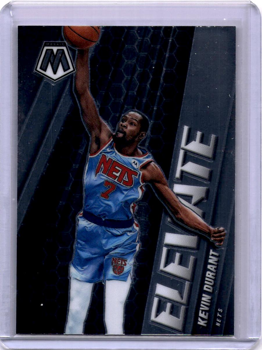 2020-21 Panini Mosaic #9 Kevin Durant Elevate