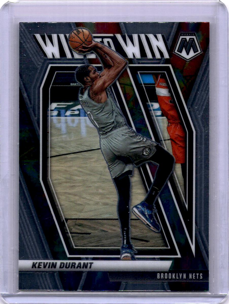 2020-21 Panini Mosaic #1 Kevin Durant Will to Win