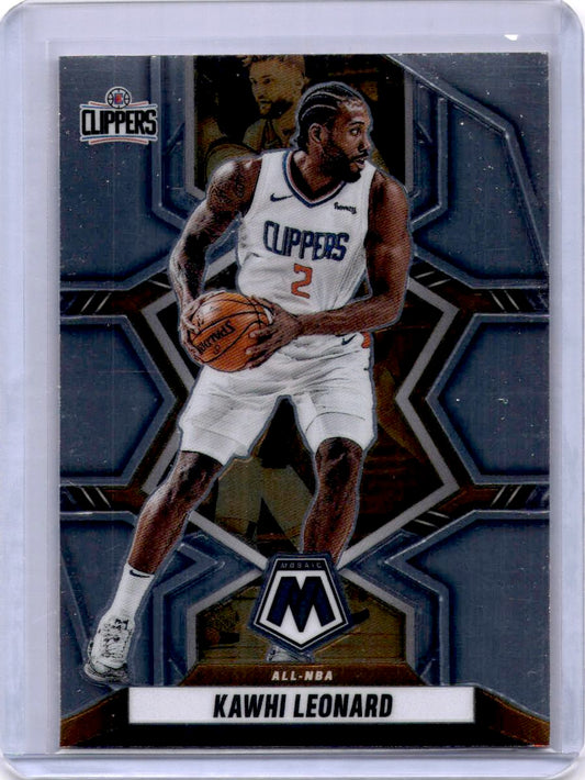 2021-22 Panini Mosaic #285 Kawhi Leonard