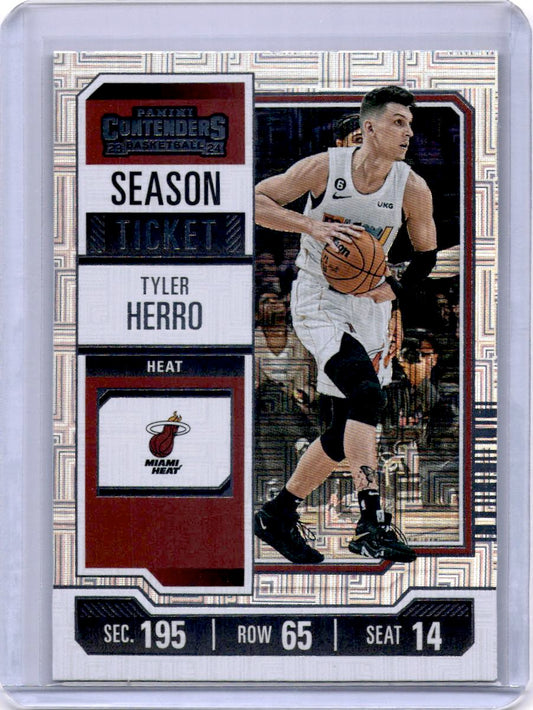 2023-24 Panini Contenders #60 Tyler Herro