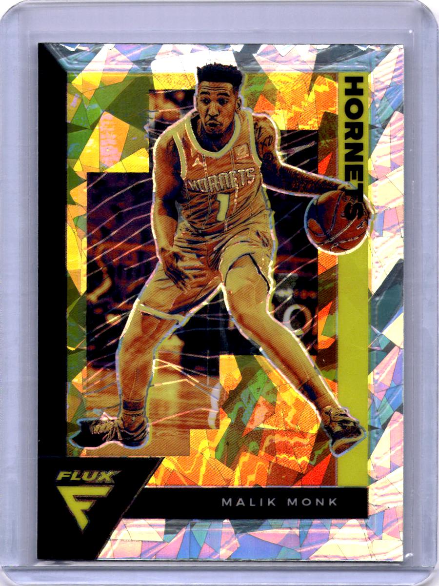 2020-21 Panini Flux #24 Malik Monk Fanatics Cracked Ice
