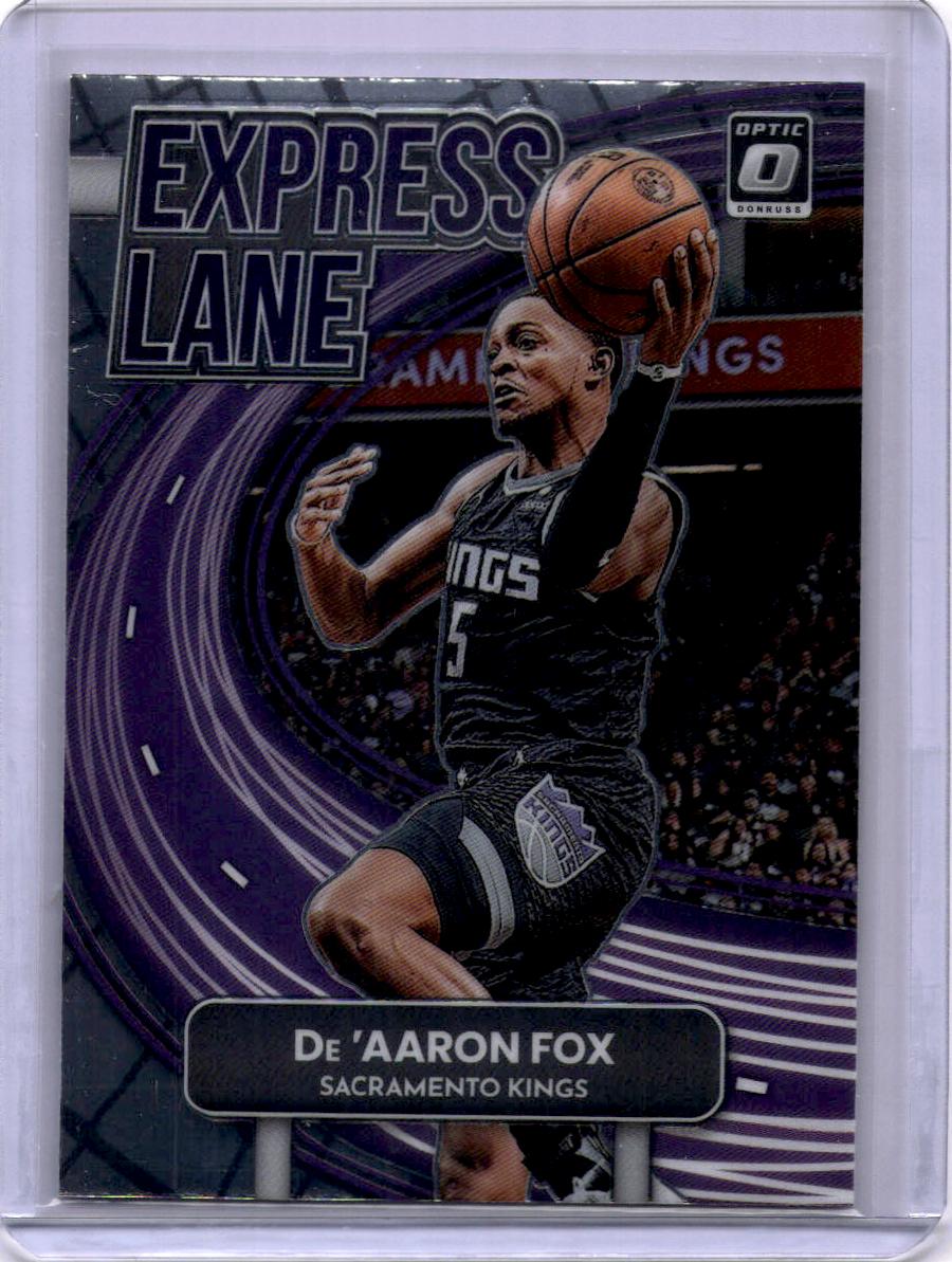 2022-23 Donruss Optic #14 De'Aaron Fox Express Lane