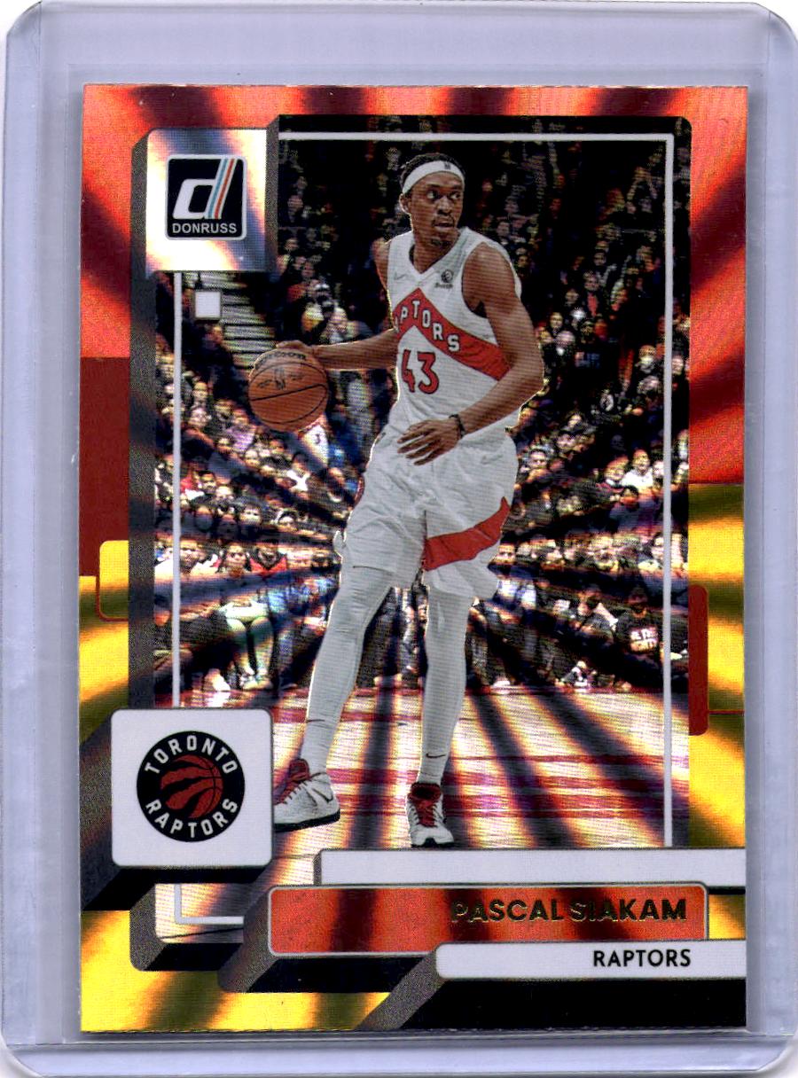 2022-23 Donruss #23 Pascal Siakam Holo Laser Red/Gold