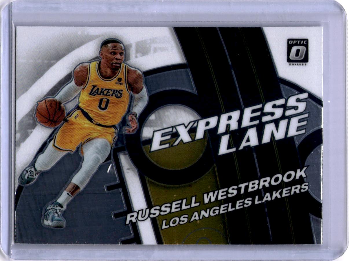 2021-22 Donruss Optic #14 Russell Westbrook Express Lane