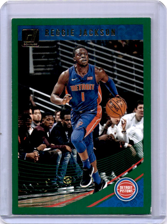 2018-19 Donruss #110 Reggie Jackson Green Flood