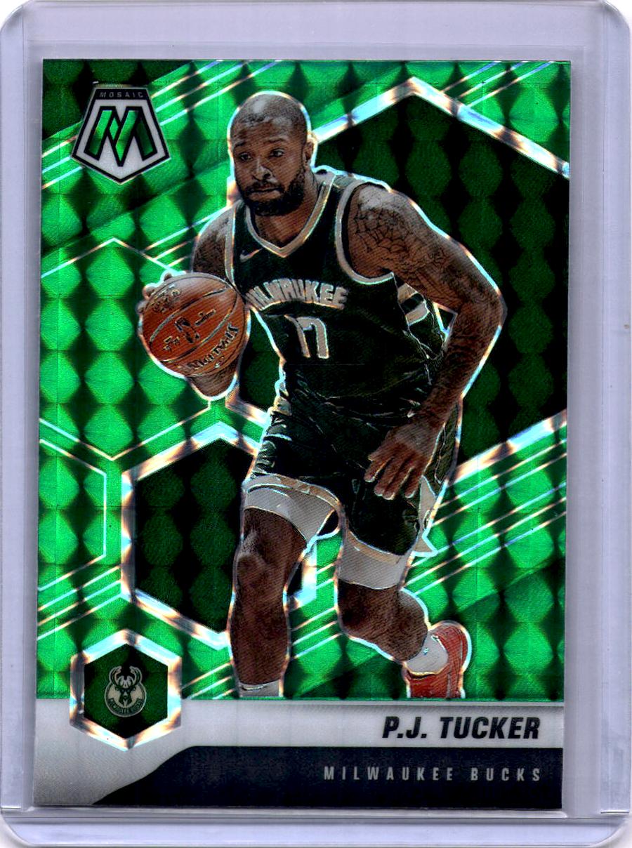 2020-21 Panini Mosaic #19 P.J. Tucker Mosaic Green