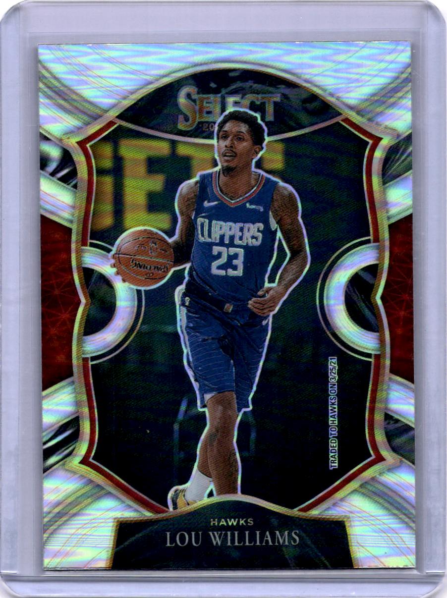 2020-21 Panini Select #3 Lou Williams Silver Prizms