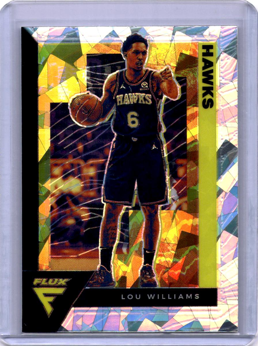 2020-21 Panini Flux #3 Lou Williams Fanatics Cracked Ice
