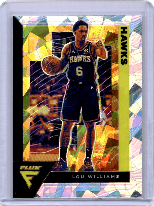 2020-21 Panini Flux #3 Lou Williams Fanatics Cracked Ice