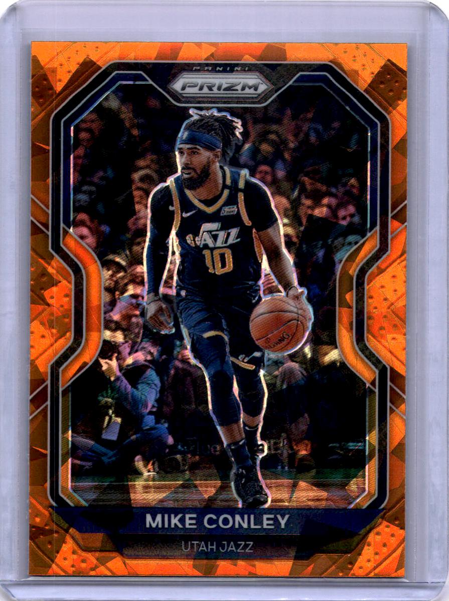2020-21 Panini Prizm #198 Mike Conley Orange Ice Prizms