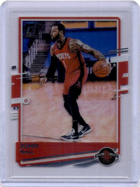 2020-21 Clearly Donruss #22 John Wall