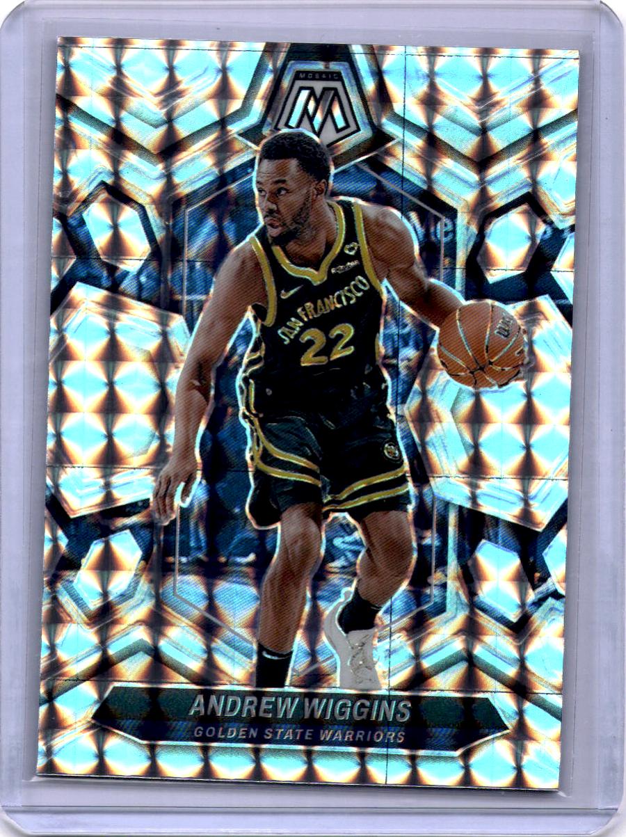 2023-24 Panini Mosaic #101 Andrew Wiggins Mosaic