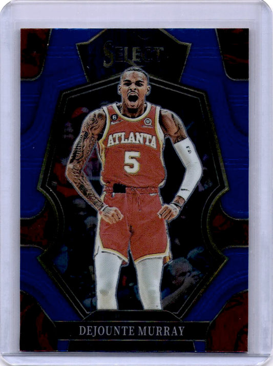 2022-23 Panini Select #102 Dejounte Murray Blue (Retail Base)
